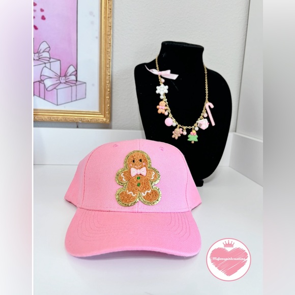 Custom made Pink Christmas hat - Picture 3 of 3